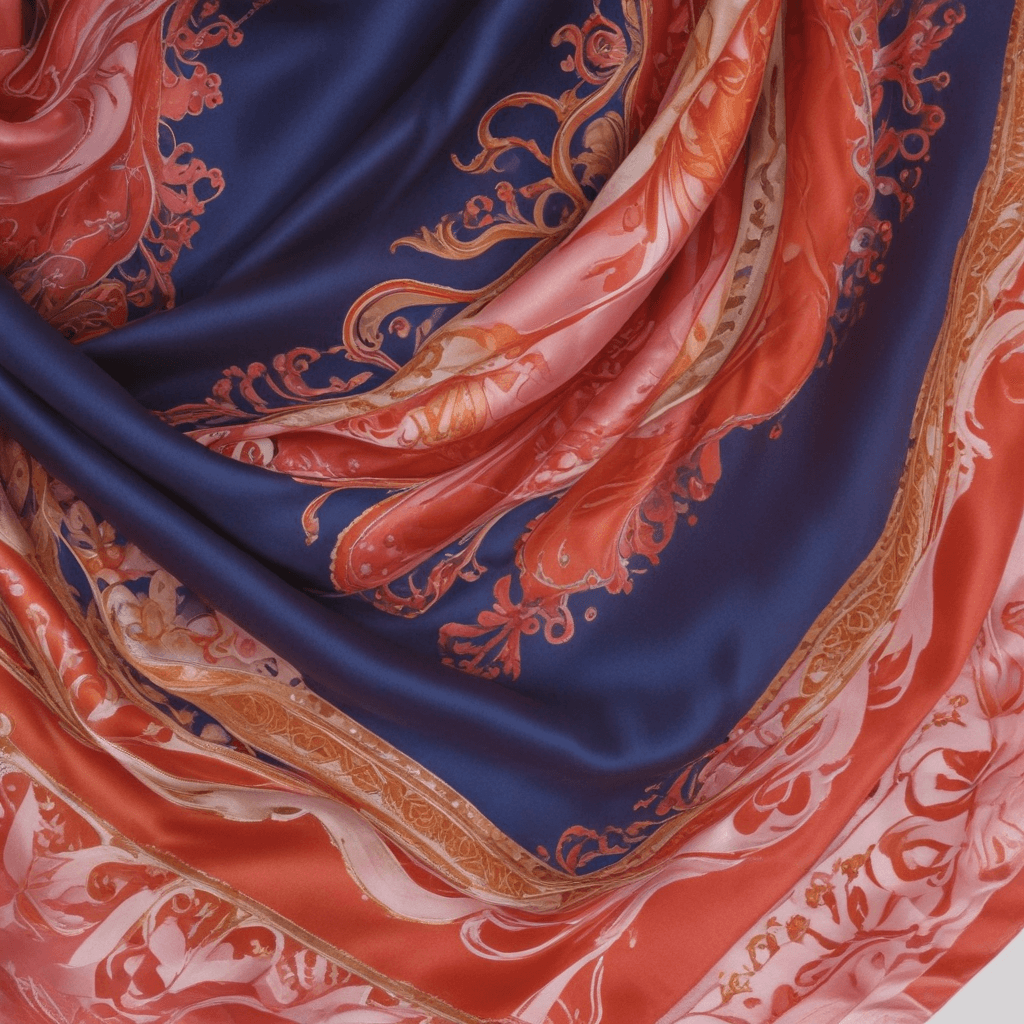 Colored scarf